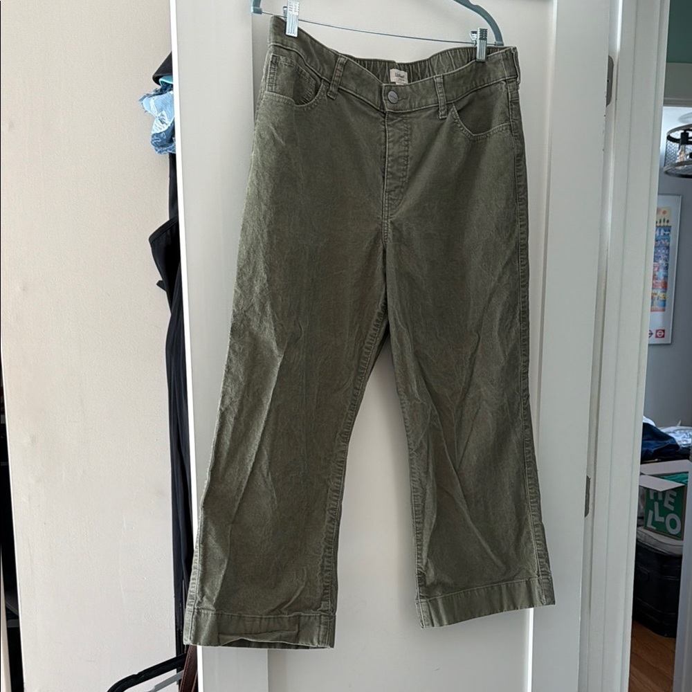 cropped corduroys from UpWest  Size large